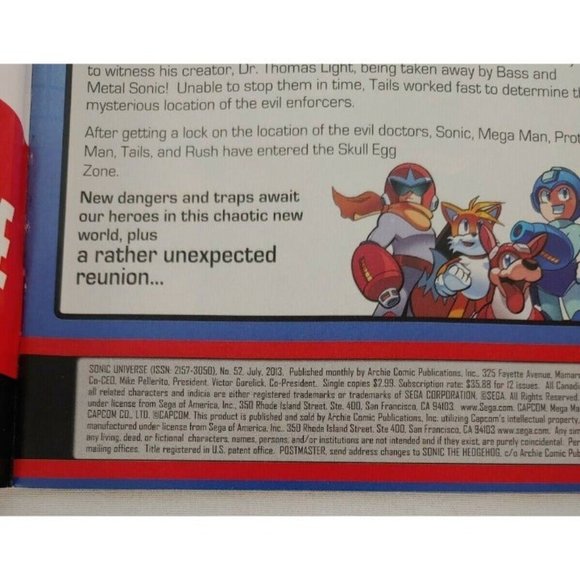 Sonic Universe Comic Books #52 Worlds Collide 5 of 12 July 2013 Signed Issue - Picture 8 of 10